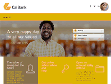 Tablet Screenshot of calbank.net