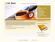 Tablet Screenshot of ir.calbank.net